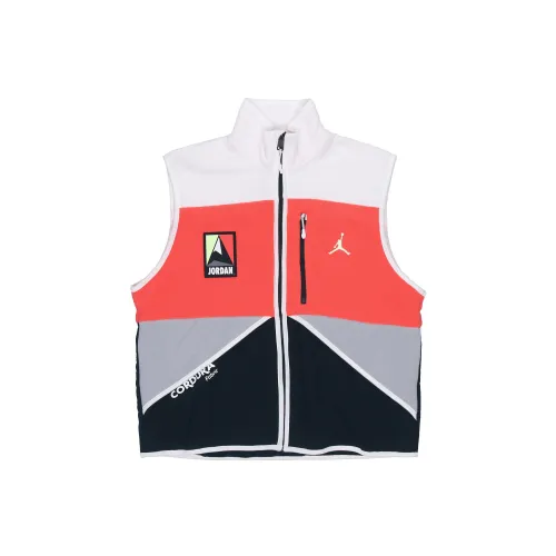 Jordan Winter Utility Vests White Orange Black