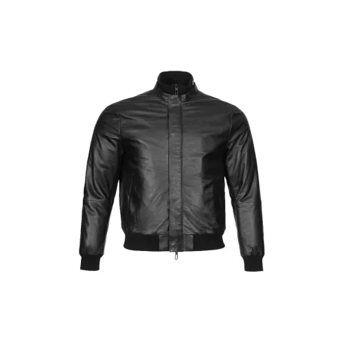 EMPORIO ARMANI Men Leather Jacket