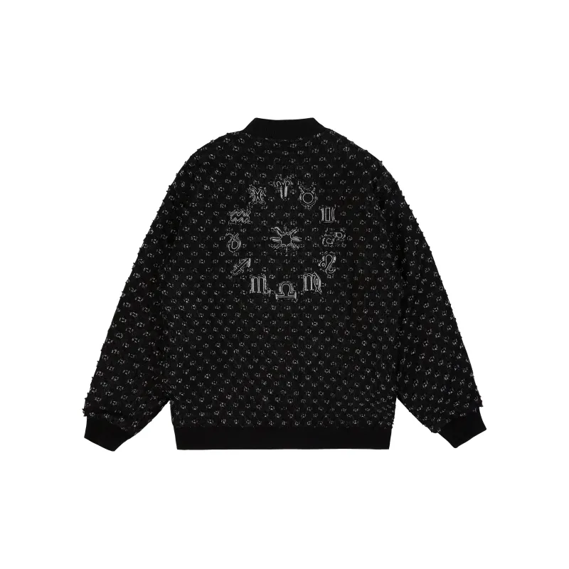 FEAROM Loose Fit Thickened Baseball Jacket Unisex-6