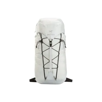 Arcteryx Nylon Mountaineering Bag Backpack Travel Bag Unisex White