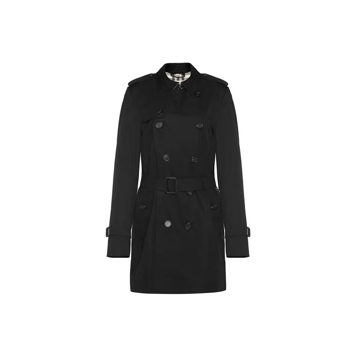 Burberry Trench Coat Men's Black-0