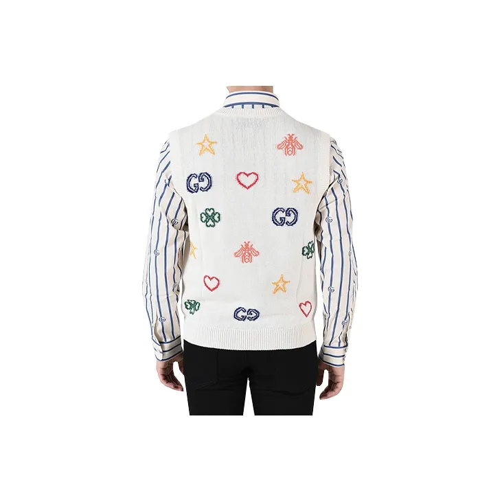 GUCCI Vests Men White-1