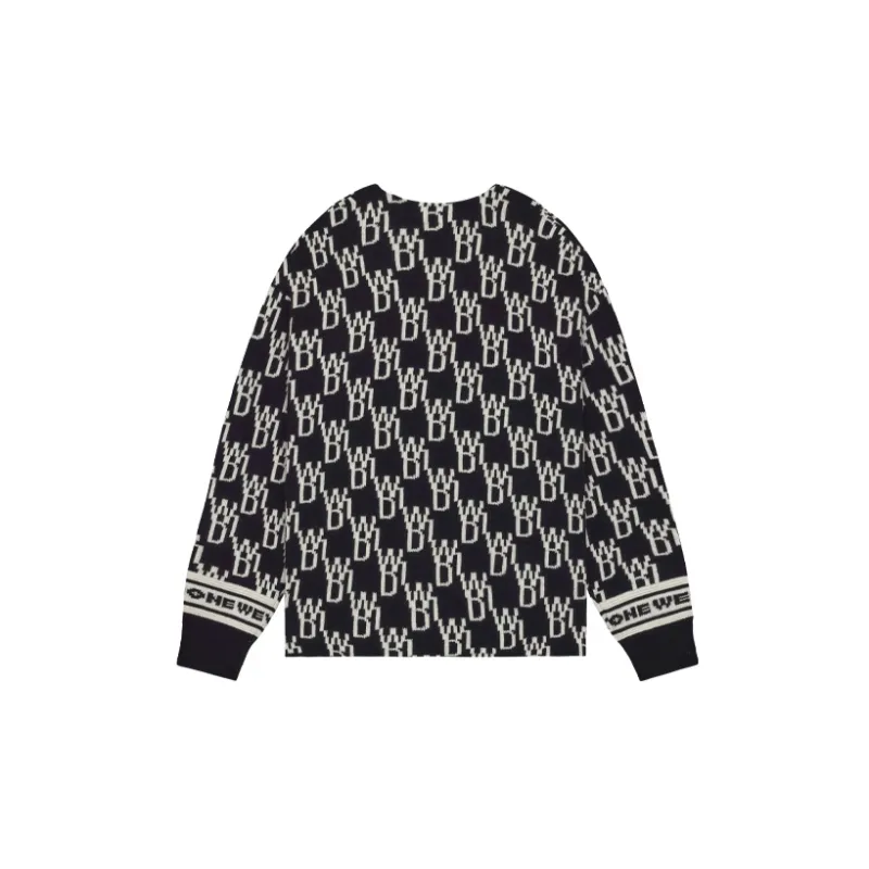 WE11DONE Cashmere Sweaters Unisex Black-1