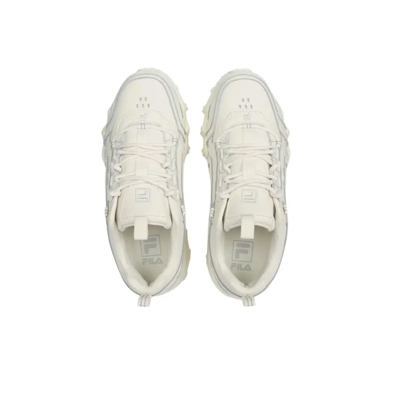 FILA Oakmont Cushioning Anti Slip And Wear Resistant Low Top Casual Shoes Unisex Ecru Korean Style-3