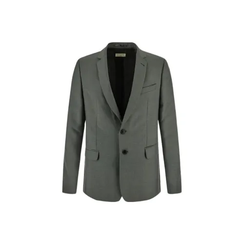 DRIES VAN NOTEN Business Suits Men Light Green