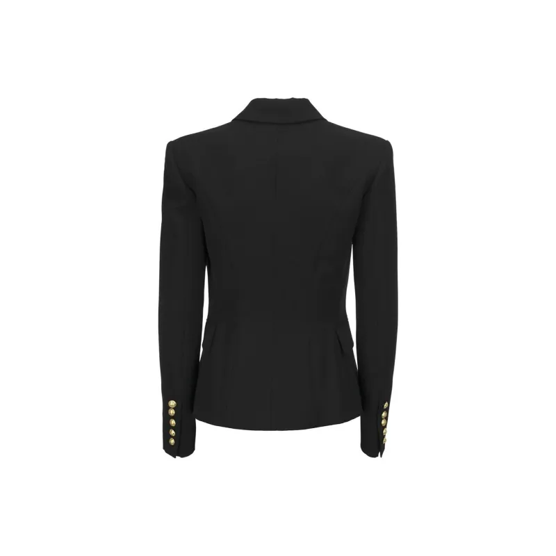 BALMAIN FW22 Business Suit Coat Women's Black-1