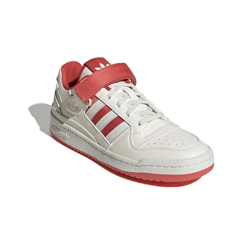 Adidas Forum Low White Crew Red-2