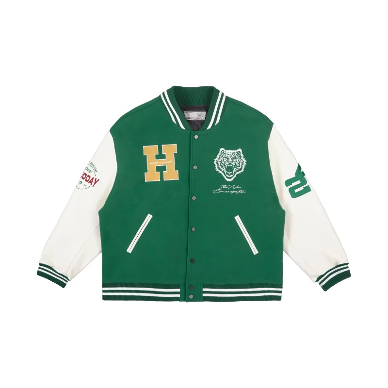 HARSH AND CRUEL Baseball Jacket Unisex-4