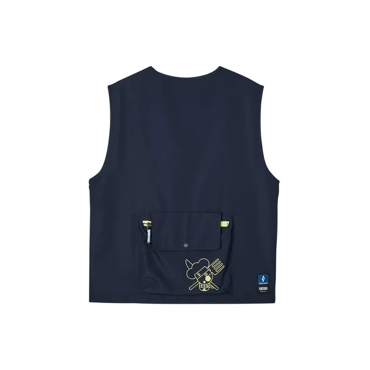 One Piece X Skechers Vests Men Navy Blue-002Z-1