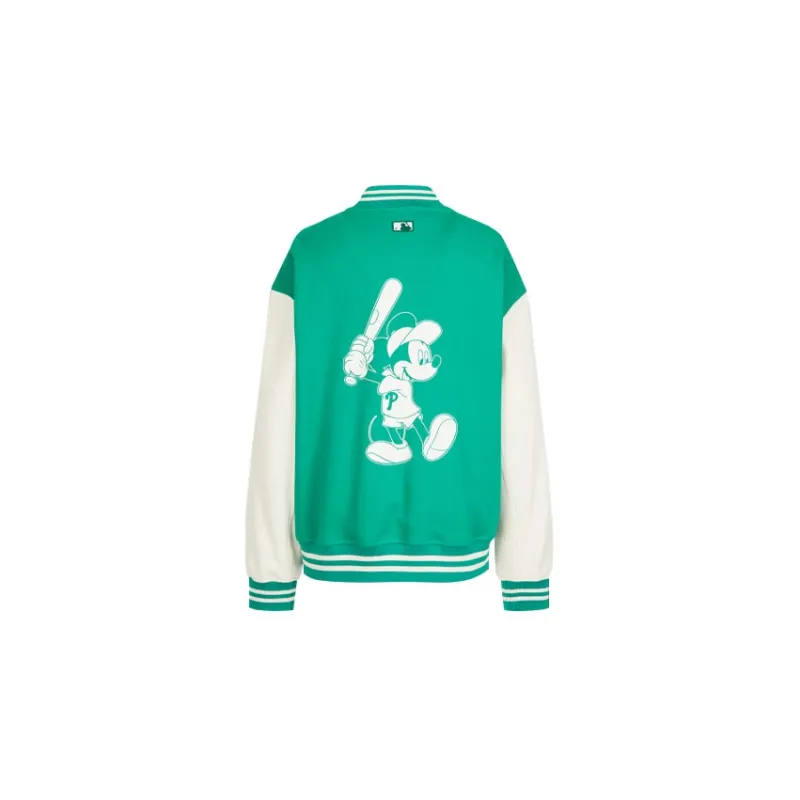 MLB MLB X Disney Baseball Jacket Unisex Turquoise-1