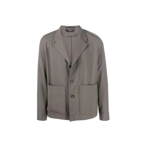 Ermenegildo Zegna Business Suits Men Taupe