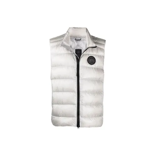 Canada Goose Crofton Vests Men Silver Birch