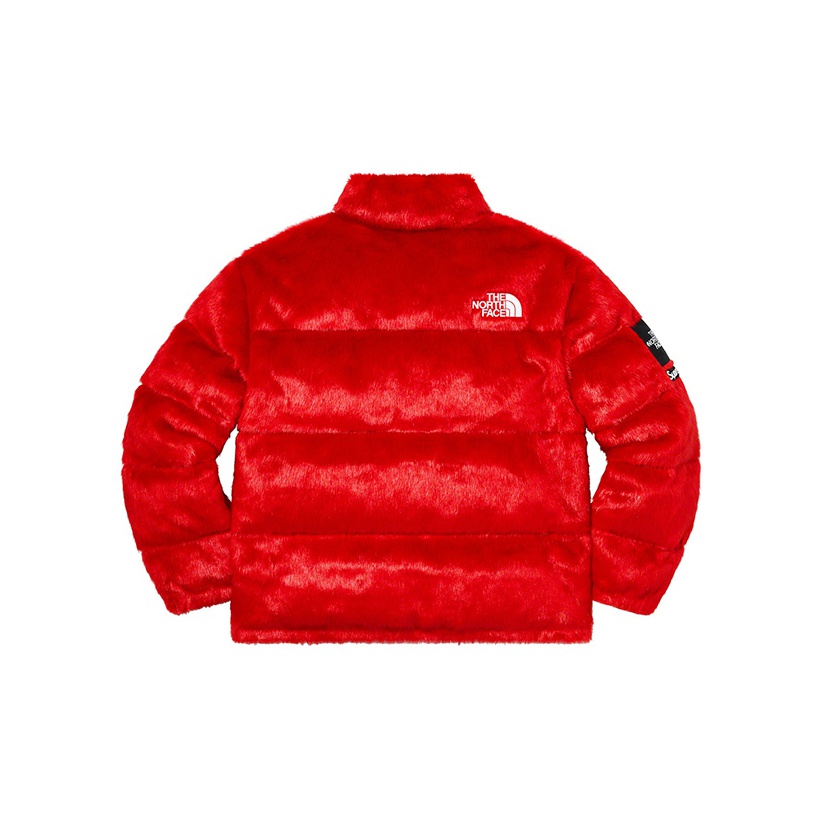 Supreme The North Face Faux Fur Nuptse Jacket POIZON