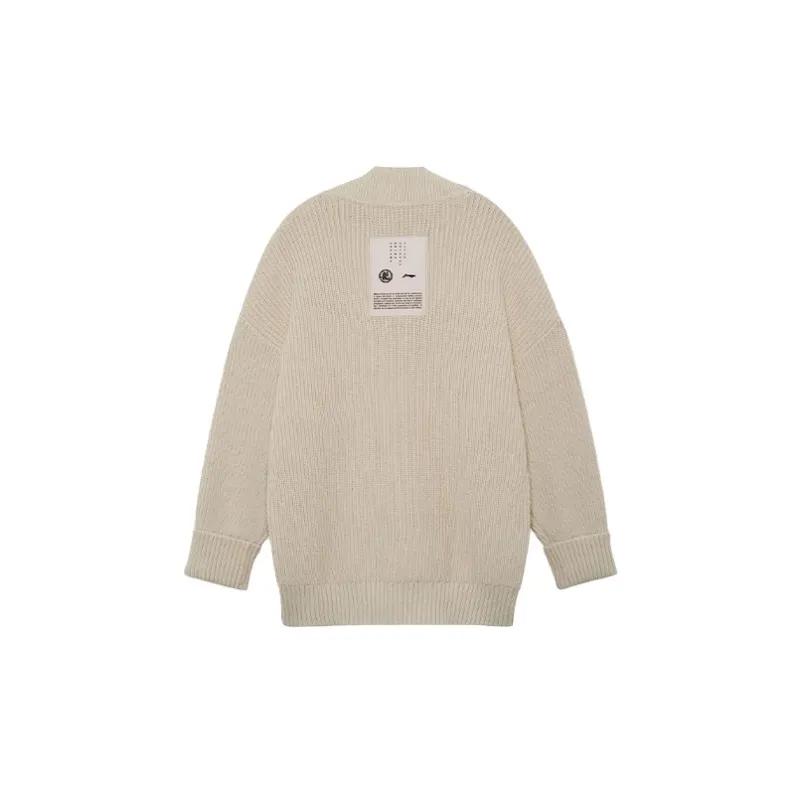 LiNing x CHENGLONG Knitwear Men's Oat Gray-1