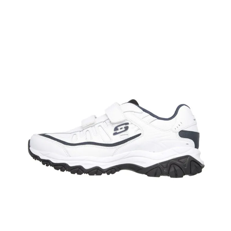 Skechers After Burn Cushioning Anti-Slip And Wear-Resistant Low-Top Casual Shoes Men's White-0