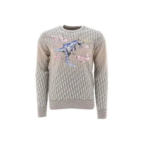 DIOR Quarterly New Products Cashmere Sweaters Men Off White