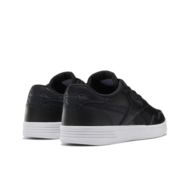 Reebok Royal Techque T LX Anti-Slip Wear-Resistant Low-Top Skateboard Shoes Women's Extreme Night Black-3