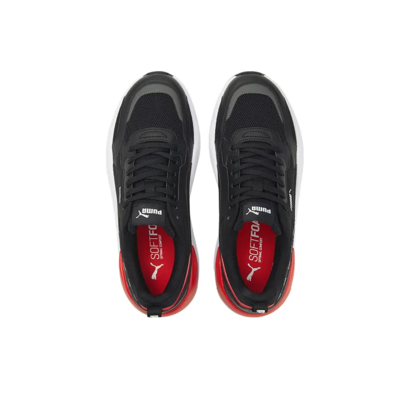 PUMA X-Ray 2 Cushioning Anti-Slip And Wear-Resistant Low-Top Casual Shoes Men's Black Red-2