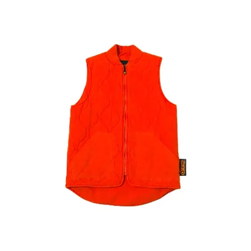 Drew House Smiley Collection Vests Unisex Orange