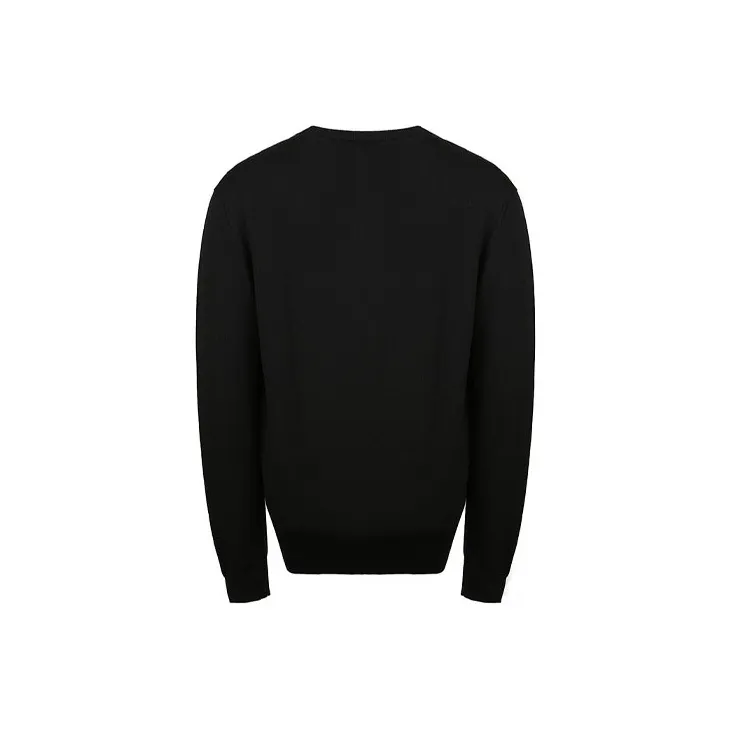 EMPORIO ARMANI Slim Fit Knitwear Men's Black-1