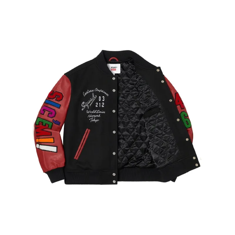 Supreme X Wtaps Varsity Jacket-2