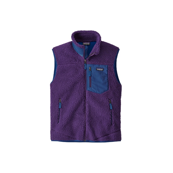 Patagonia Classic Retro-X Vest Pelican/Purple M - POIZON