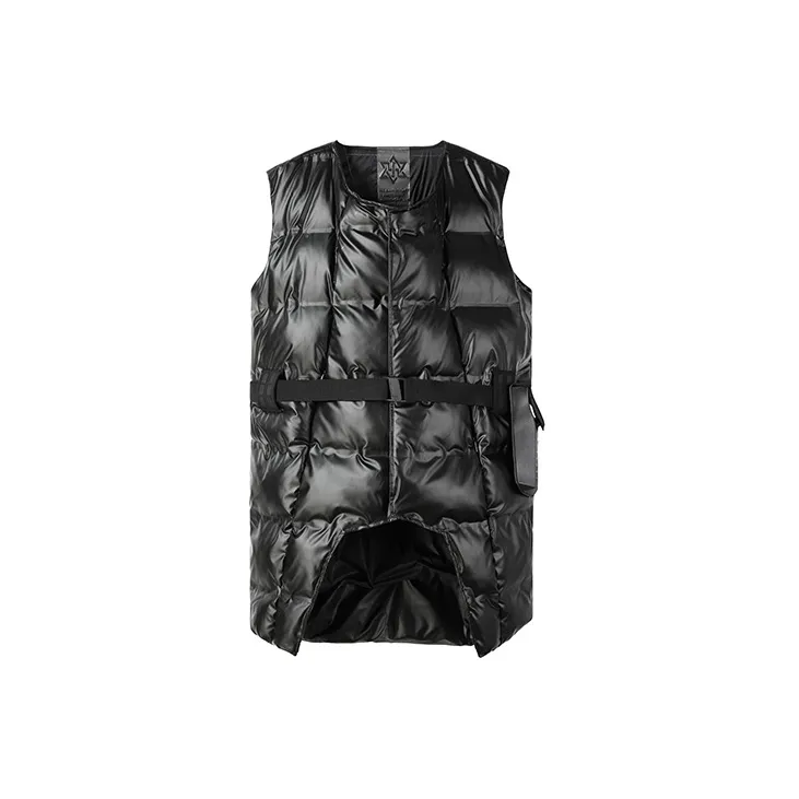 NORVINCY Mid Length Cycling Loose Fit Without Hood Puffer Jacket Winter Unisex-1