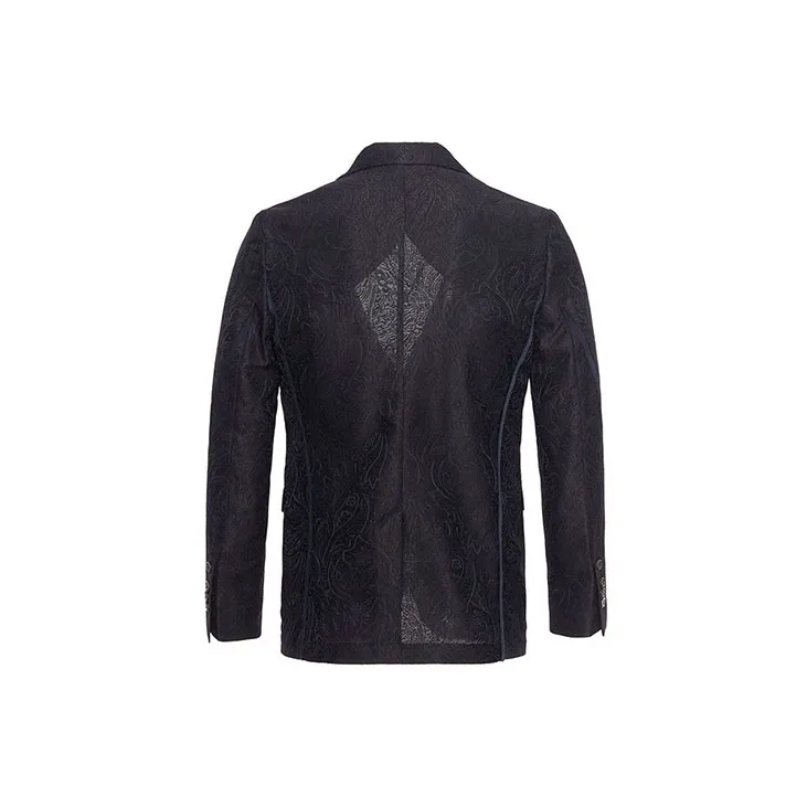 DAVID NAMAN Business Suits Men Navy Blue-1