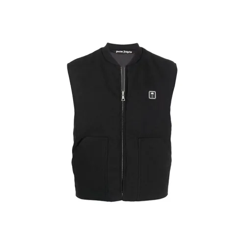 PALM ANGELS Vests Men Black