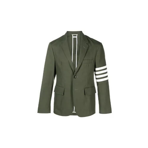 THOM BROWNE Business Suits Men Green