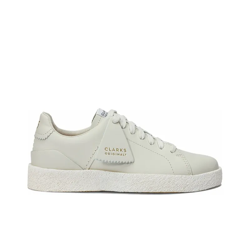 Clarks Skateboard Shoes Women's Low-Top White-1