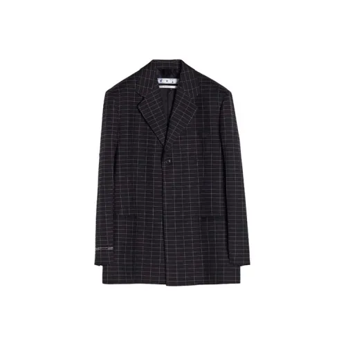 OFF-WHITE Check-pattern Single-breasted Blazer