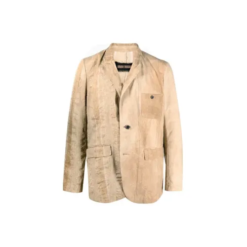 UMA WANG Business Suits Men Light Brown