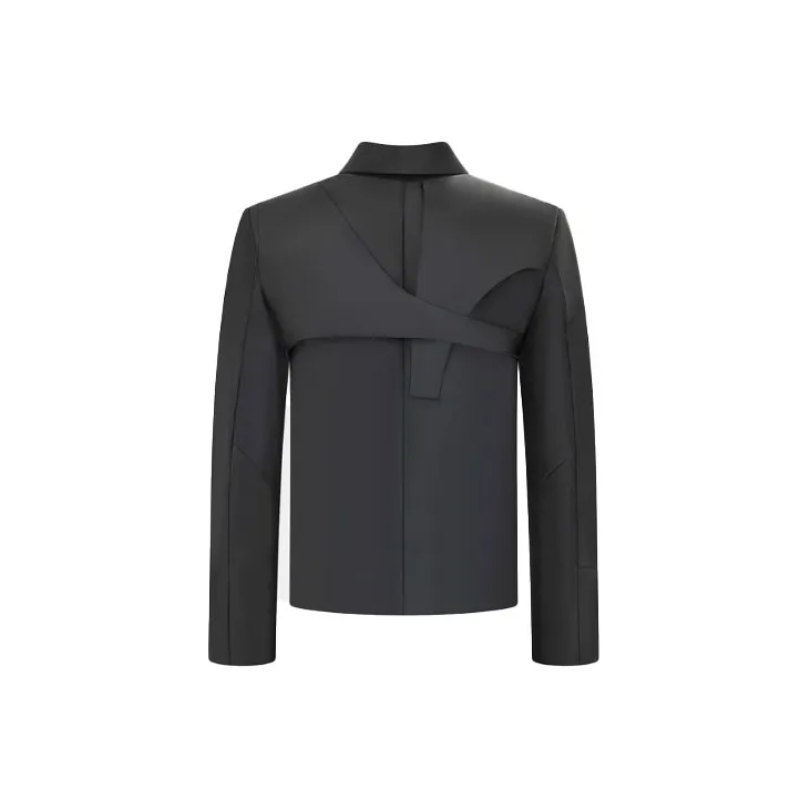 HELIOT EMIL Leather Jackets Men Black-1