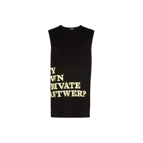 RAF SIMONS Tank Tops Men Black