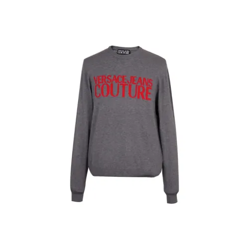 VERSACE JEANS COUTURE Sweaters Men Heather Gray