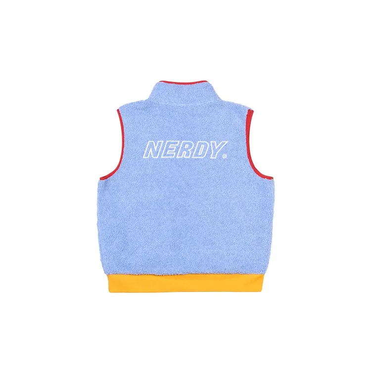 NERDY Loose Fit Vest Unisex Sky Blue-1