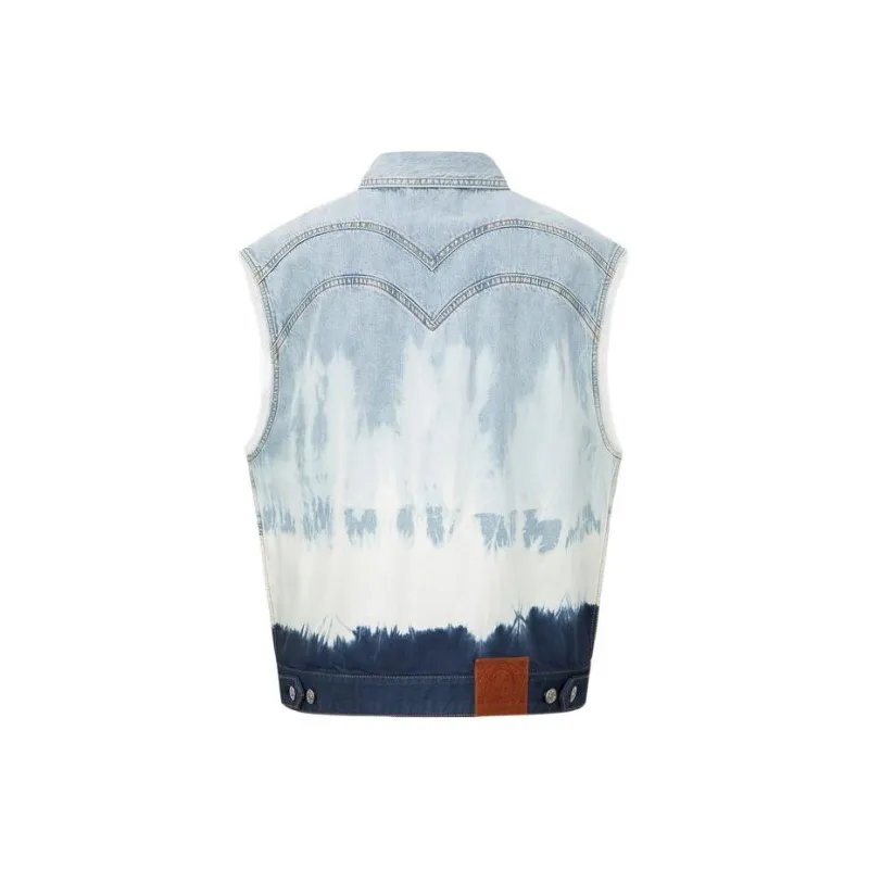 EVISU Vests Men Denim Blue-1