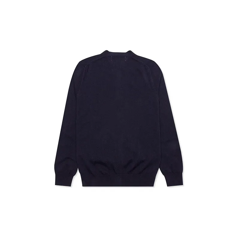 CDG Play Sweater Men's Marine Blue-1