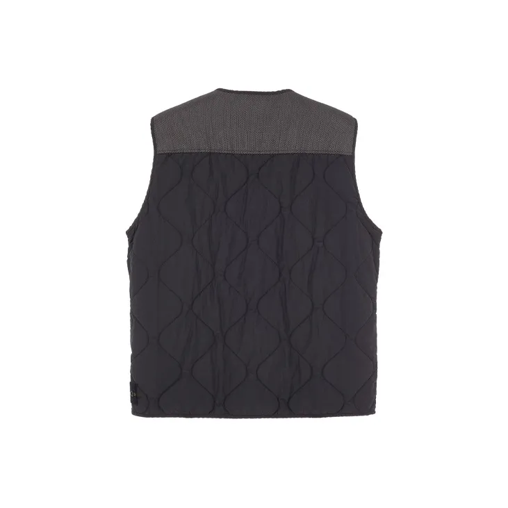STONE ISLAND Vests Men Black-1