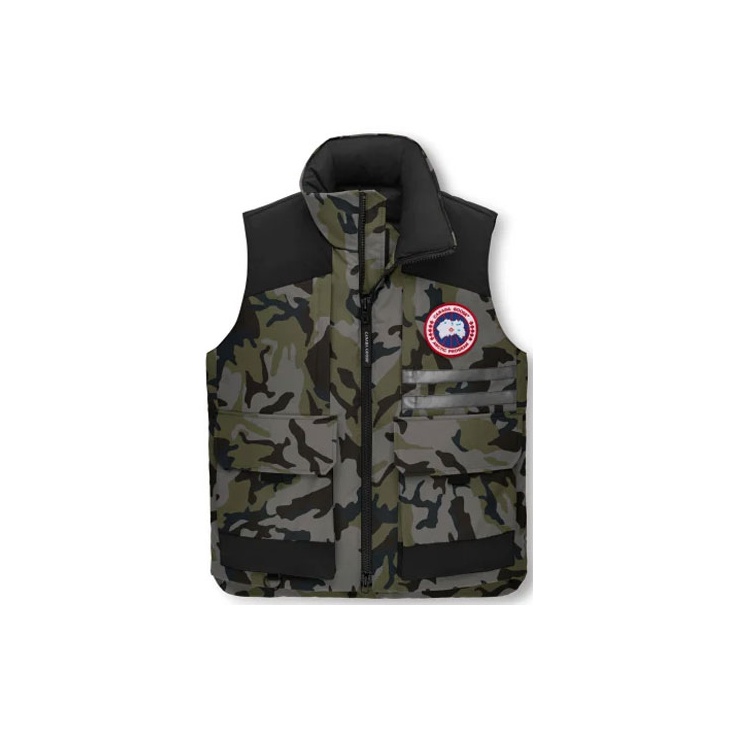 Canada Goose Duncan Series Vests Men Camouflage Coast Gray POIZON