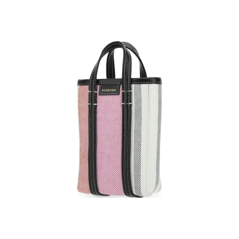 Balenciaga Barbes Lambskin Trim Cell Phone Pouch Handbag Women's Multicolor-1