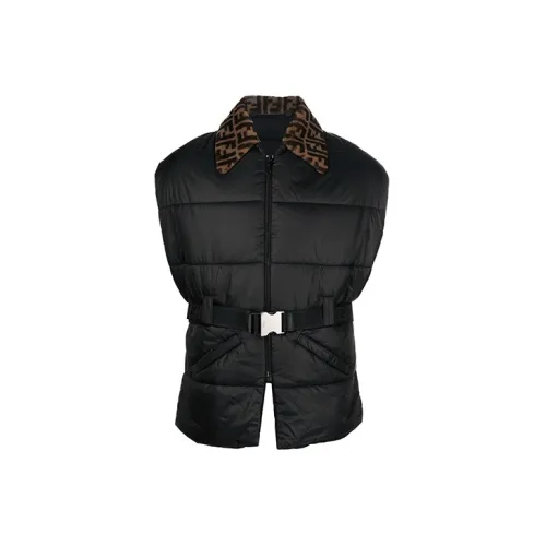 FENDI Vests Men Black