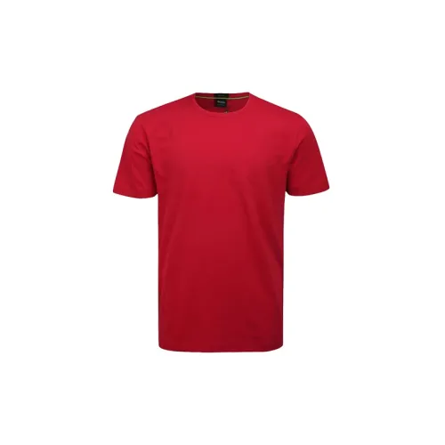 HUGO BOSS T-Shirts Men Red