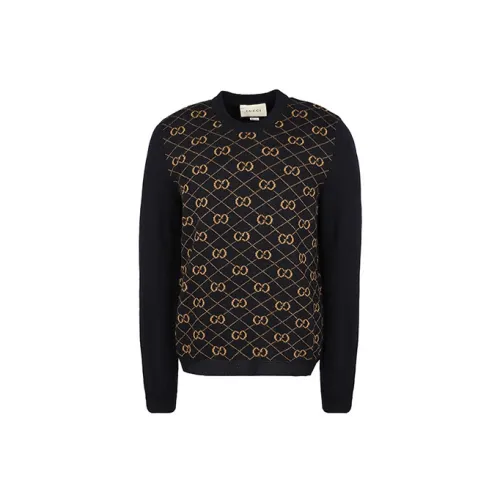 GUCCI Sweaters Men Navy Blue