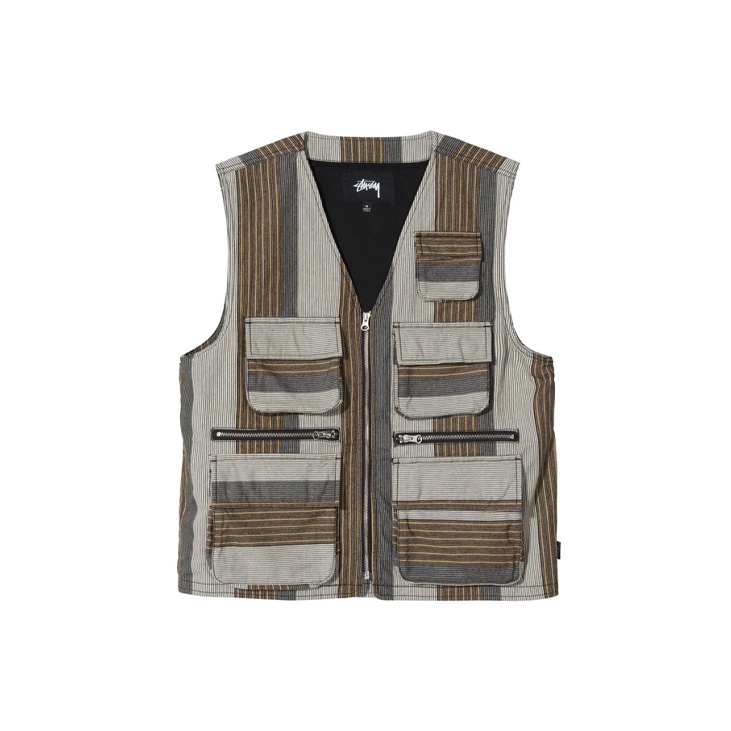 STUSSY（ステューシー）の「Stripe Cargo Vest（ベスト）」 - WEAR