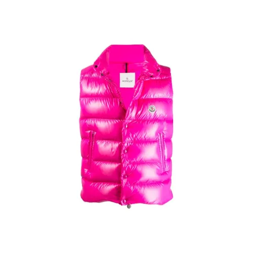 Moncler Vests Men Rose Red