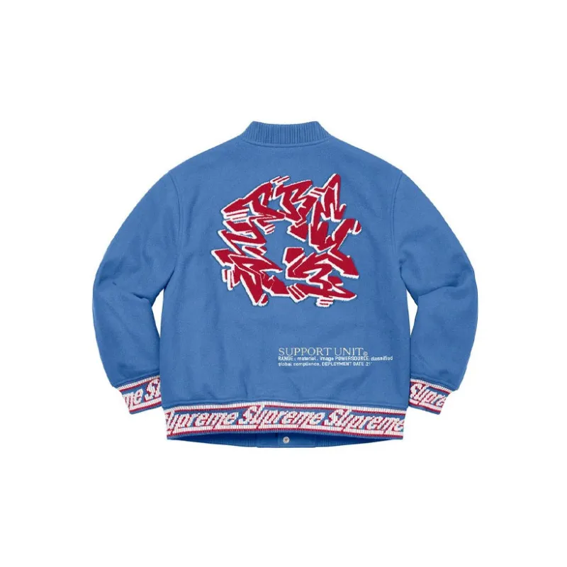 Supreme Support Unit Varsity Jacket-1