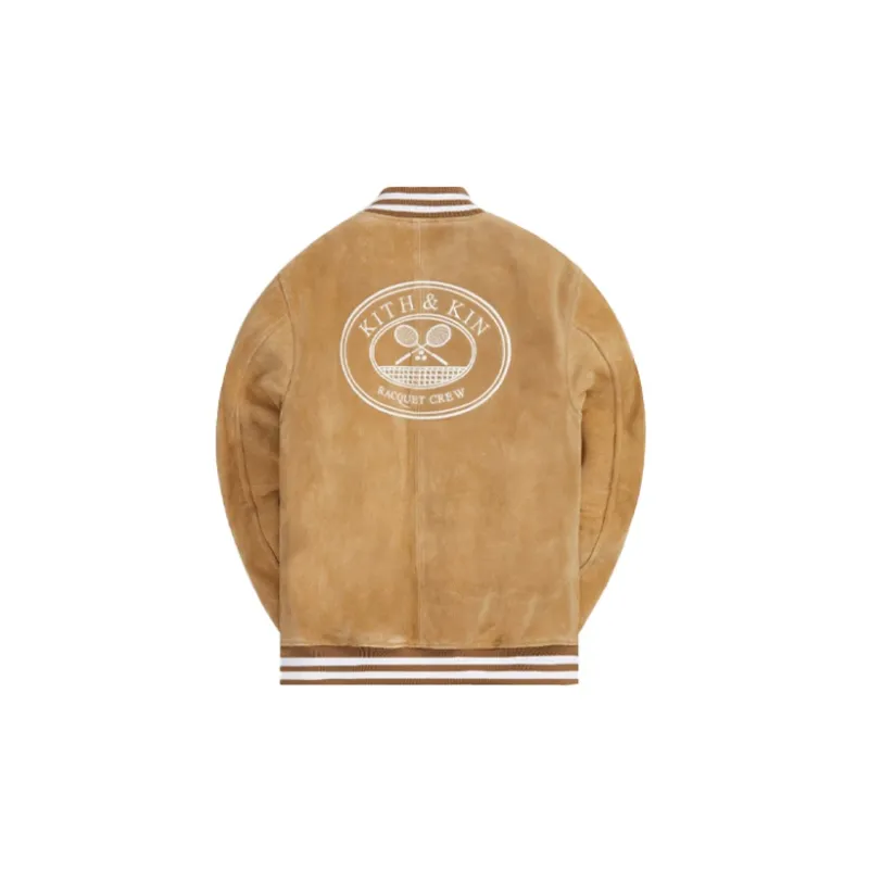 KITH X Wilson Willets Suede Varsity Jacket-1