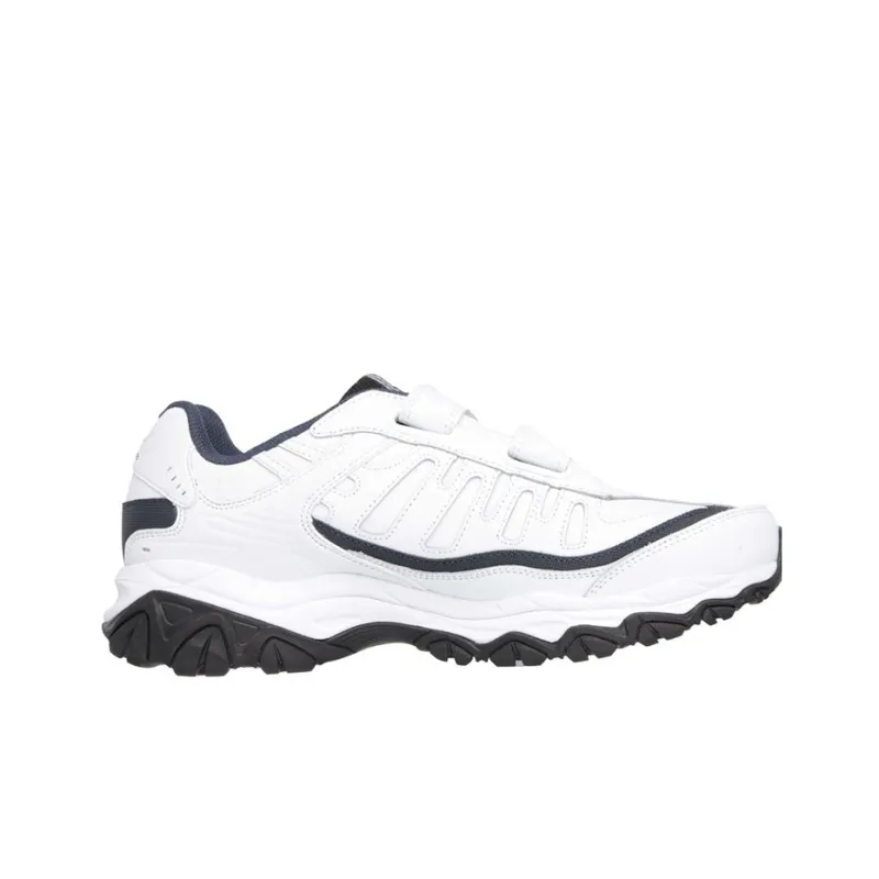 Skechers After Burn Cushioning Anti-Slip And Wear-Resistant Low-Top Casual Shoes Men's White-1
